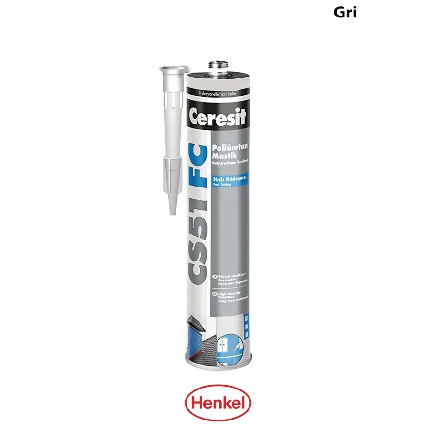 Ceresit CS51 FC Poliüretan Mastik Gri 280ml