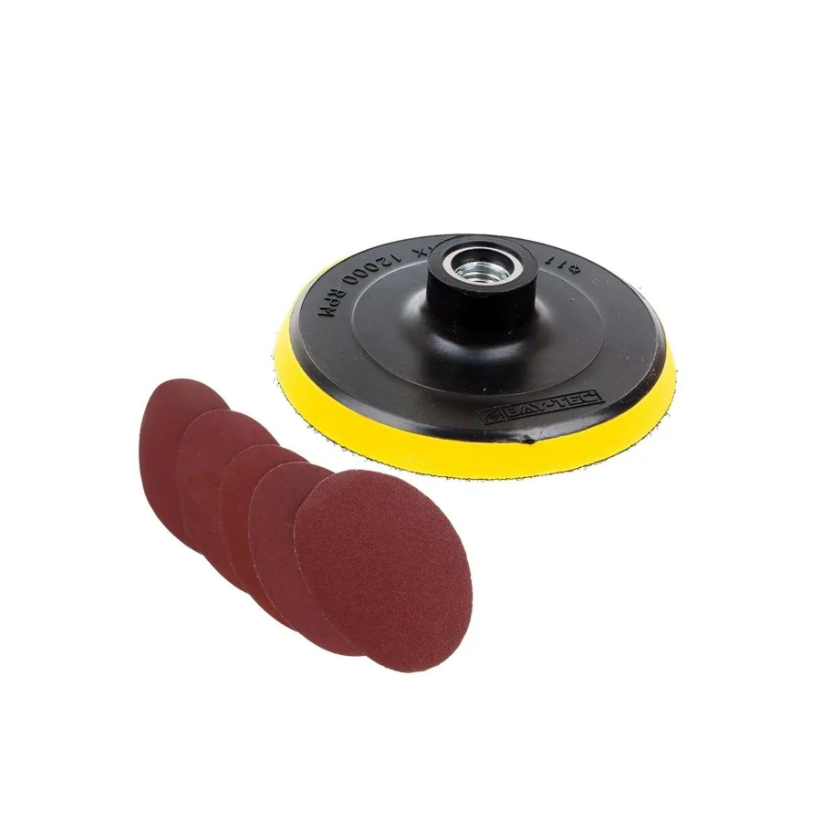 Cırt Zımpara Tabanı Takozu 6 Ped Yedekli 180mm