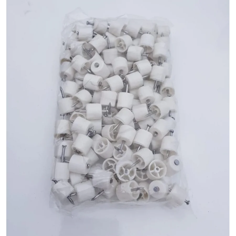 Çivili Raf Pimi Beyaz 1 Paket (100 adet)