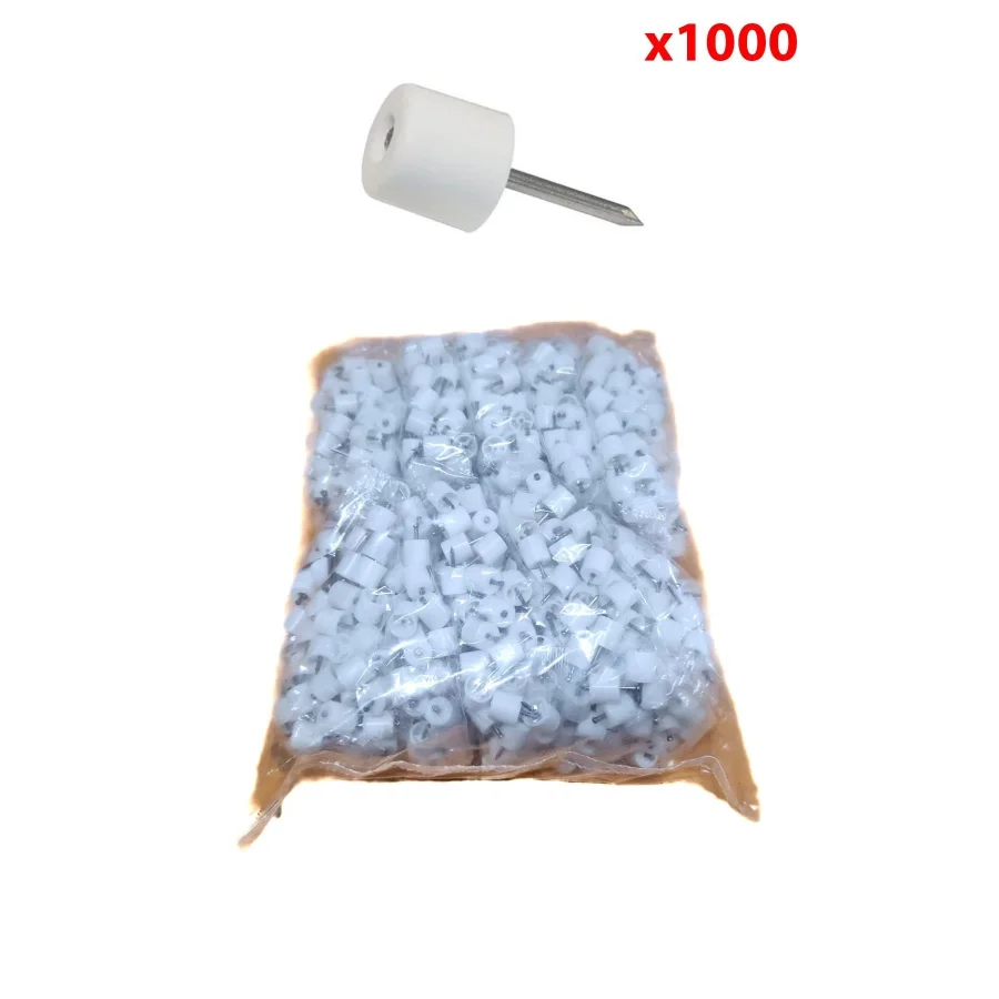 Çivili Raf Pimi Büyük Boy Beyaz Çakmalı Pim 1000 Adet Paket