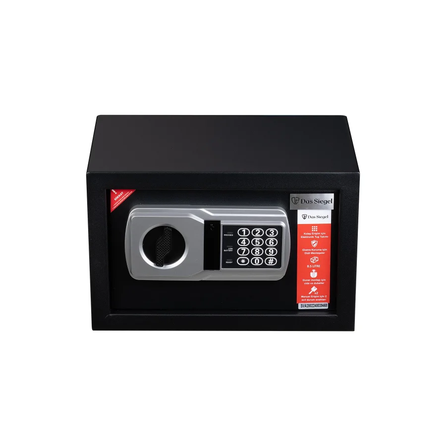 Das Siegel 20DSAB Elektronik Şifreli ve Anahtarlı Çelik Kasa