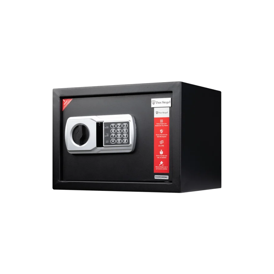 Das Siegel 25DSAB Elektronik Şifreli ve Anahtarlı Çelik Kasa