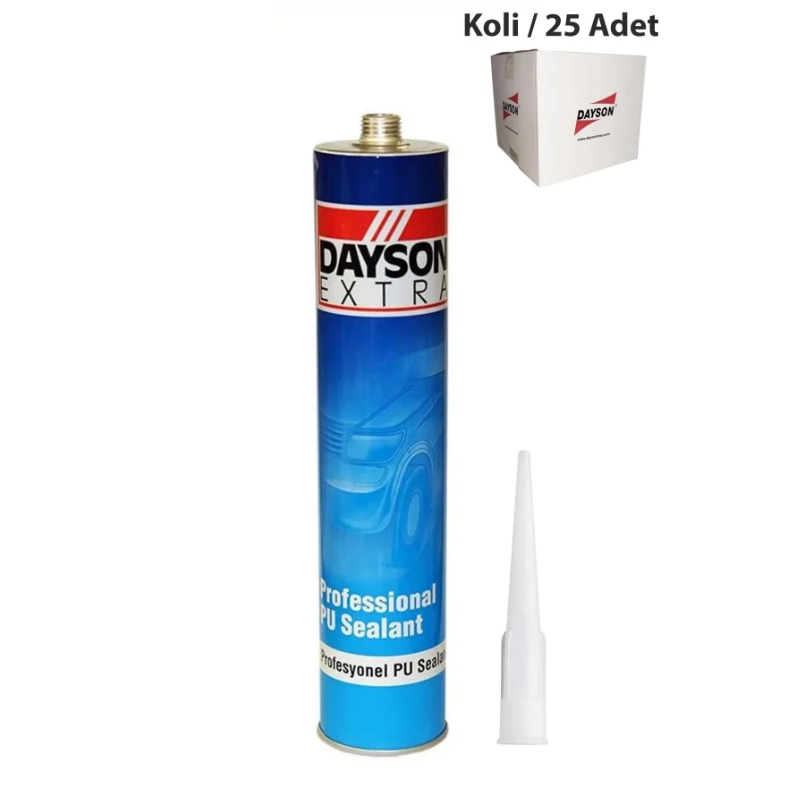 Dayson Siyah Poliüretan Mastik 280 Ml Koli 25 Adet