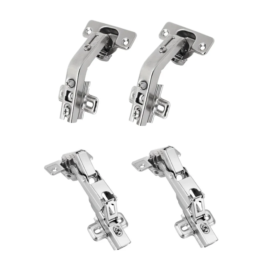 Dolap Köşe Kör Kapak Menteşe Seti 4lü 135-165 Açılı Katlanır Kapak Menteşeleri Takım