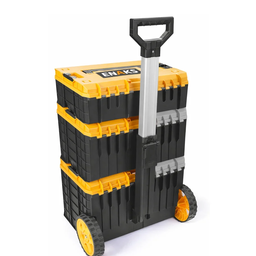 Enaks Master Case 3lü Tekerlekli Takım Çantası