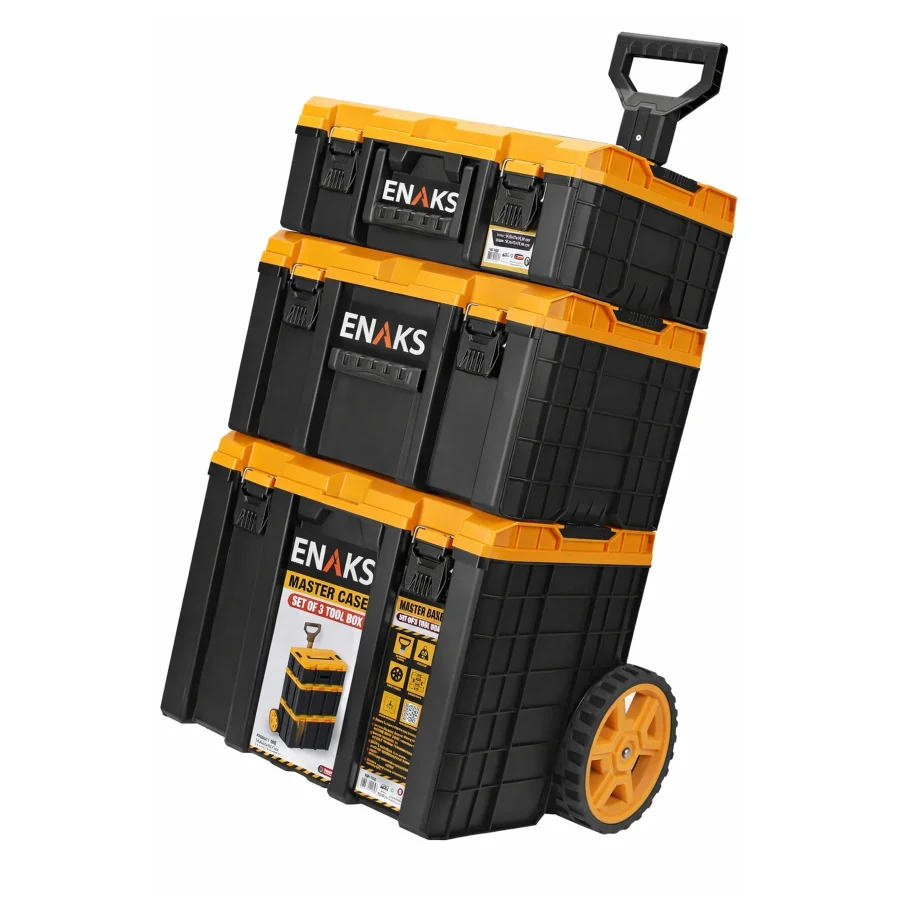 Enaks Master Case 3lü Tekerlekli Takım Çantası