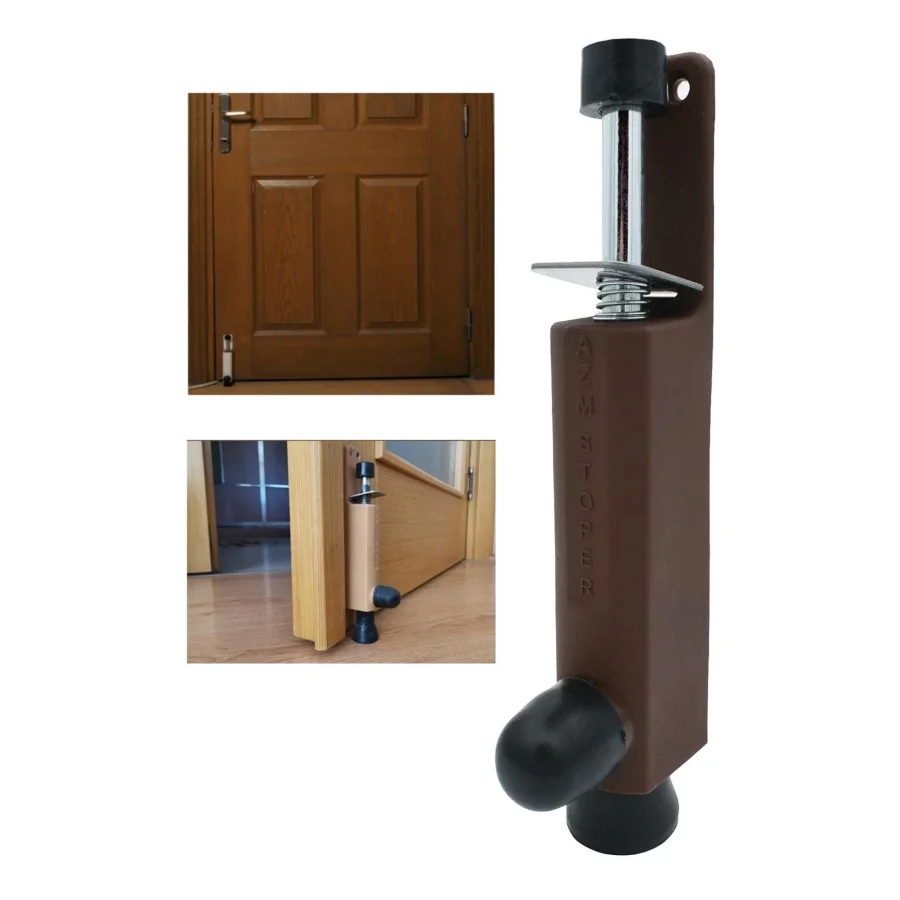 Kahverengi Azm Frenli Basmalı Kapı Stoperi Tampon