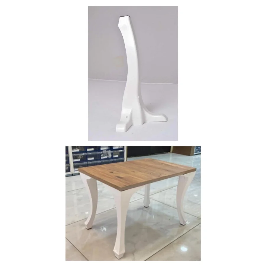 Lükens Ayak Plastik Baza Ayağı Koltuk Kanepe Ayağı Puf 40 Cm Beyaz