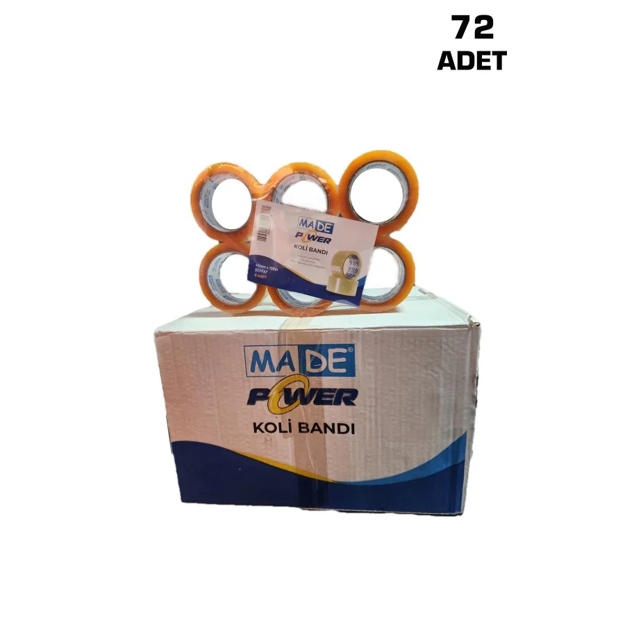 Made Power Akrilik Koli Bandı 45 Mm x 100 Metre Koli 72 Adet