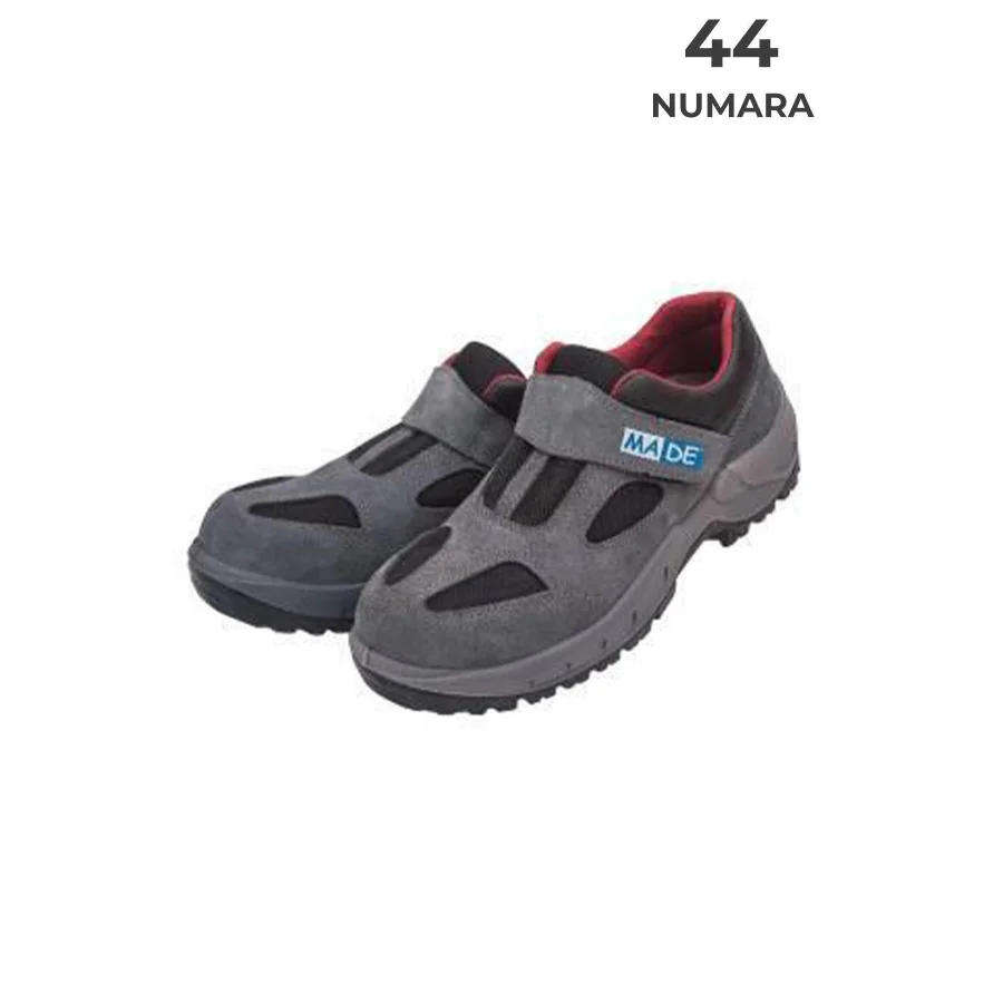 Made Süet Deri Çelik Burunlu İş Ayakkabısı Yazlık No 44