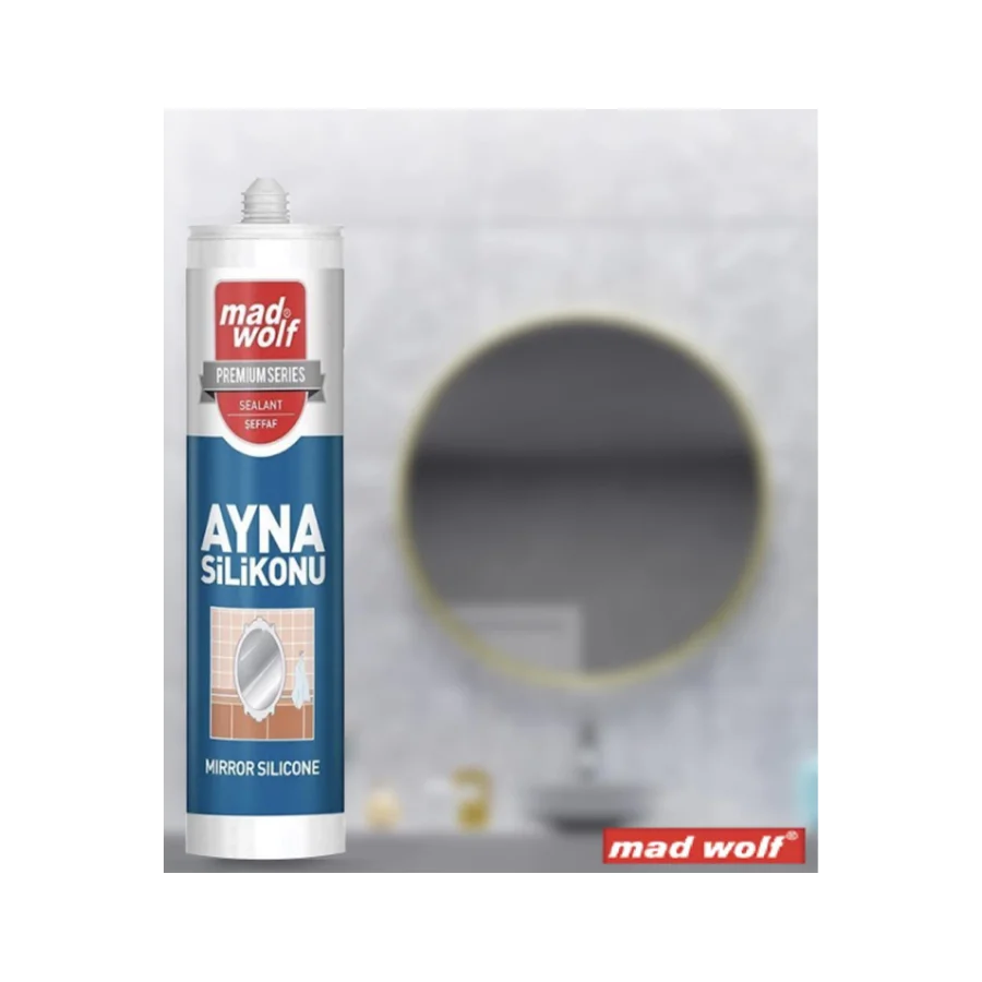 Madwolf Premium Ayna Silikonu Şeffaf 310 Ml Koli 30 Adet
