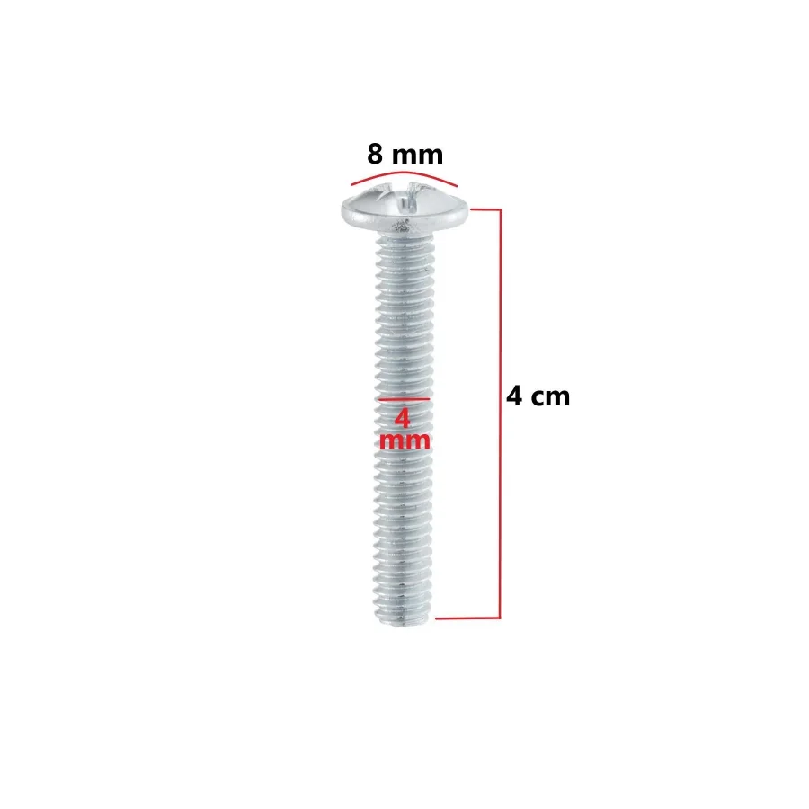 Metrik Kulp Vidası 4x40 50 Adet