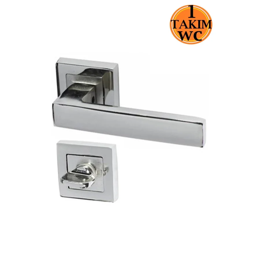 Nobel Avanti Krom Rozetli WC Kapı Kolu