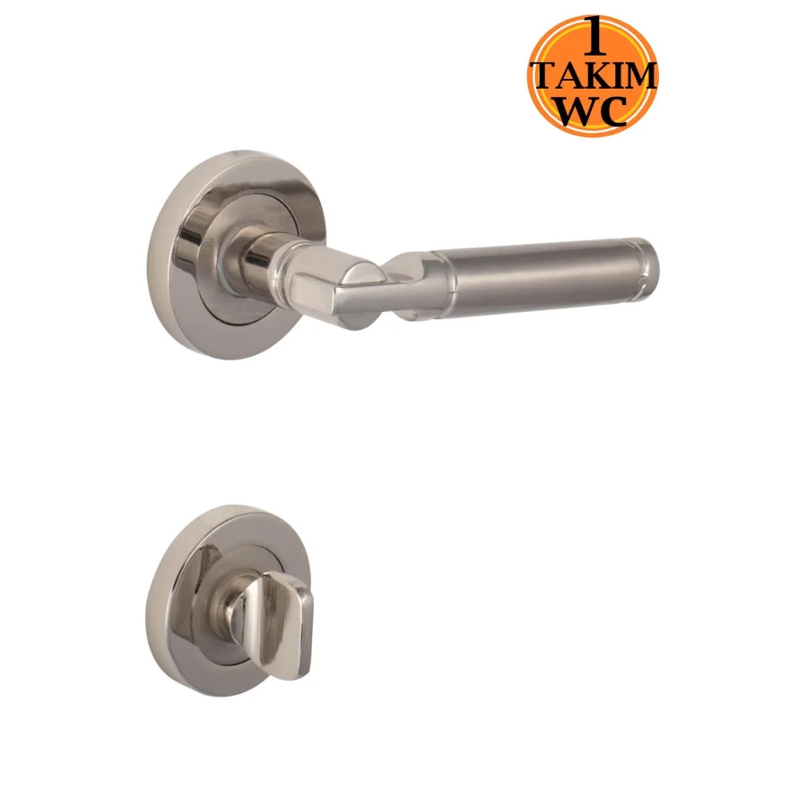 Nobel Çankaya Krom Rozetli WC Kapı Kolu