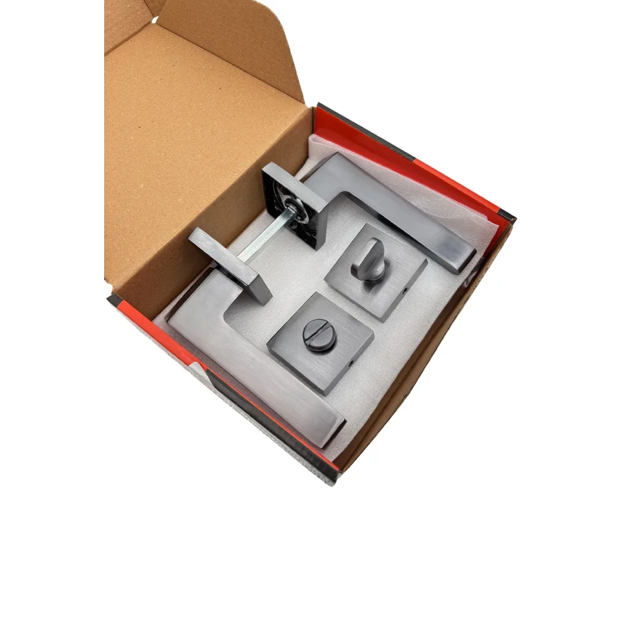 Nobel Güneş Titanyum Füme Rozetli Kapı Kolu