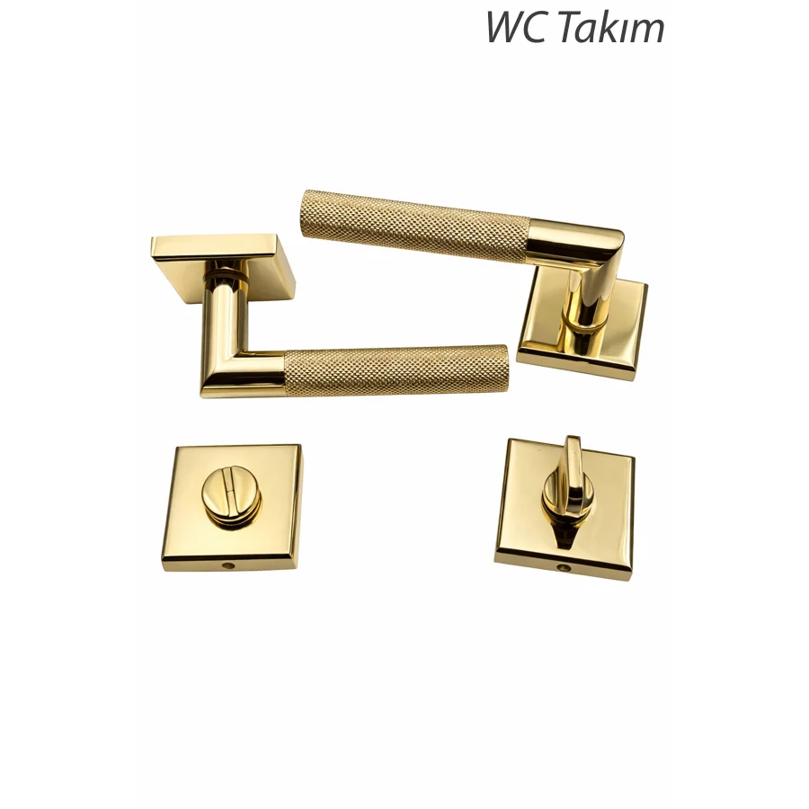 Nobel Hatay Altın Sarısı Rozetli Kapı Kolu