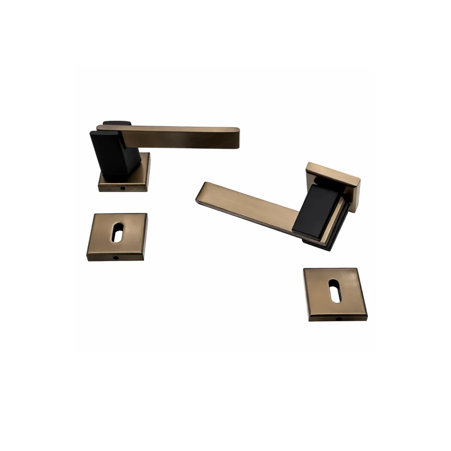 Nobel Samsun Satine Bronz Rozetli Kapı Kolu