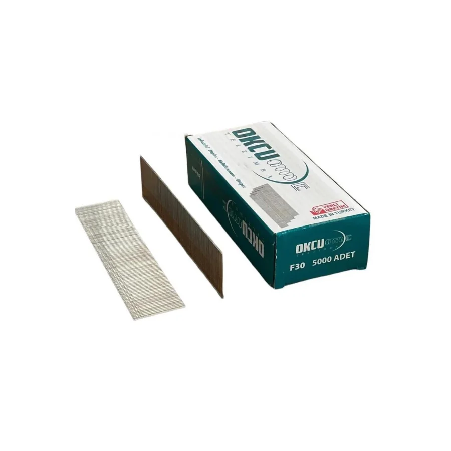 Okçu F30 Brad Havalı Zımba Çivisi 5000 Adet 30 mm