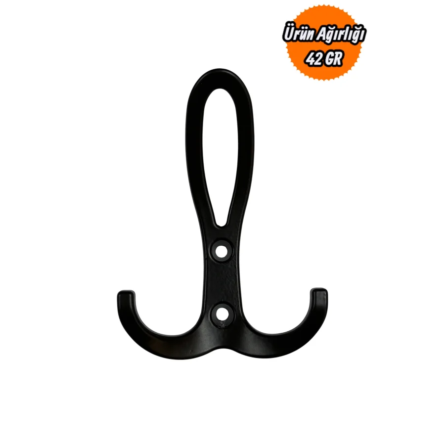 Okyanus Portmanto Metal Askı Siyah