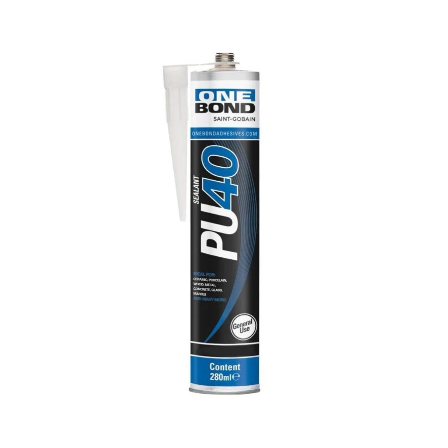 Onebond PU40 Poliüretan Mastik Beyaz 280 Ml