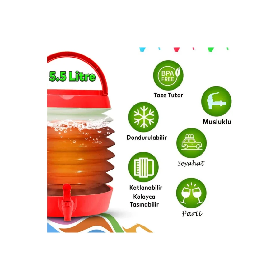 Orient Katlanabilir Su ve İçecek Sebili 5.5 Litre