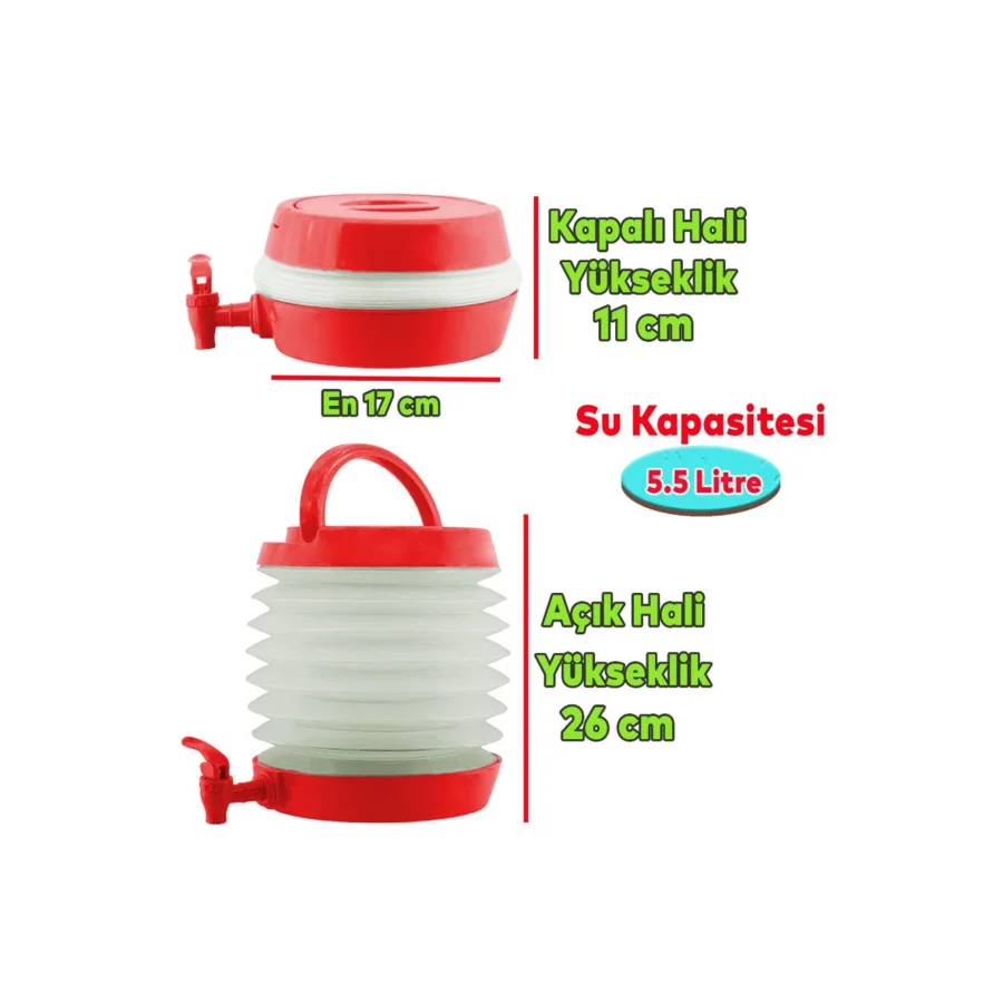 Orient Katlanabilir Su ve İçecek Sebili 5.5 Litre