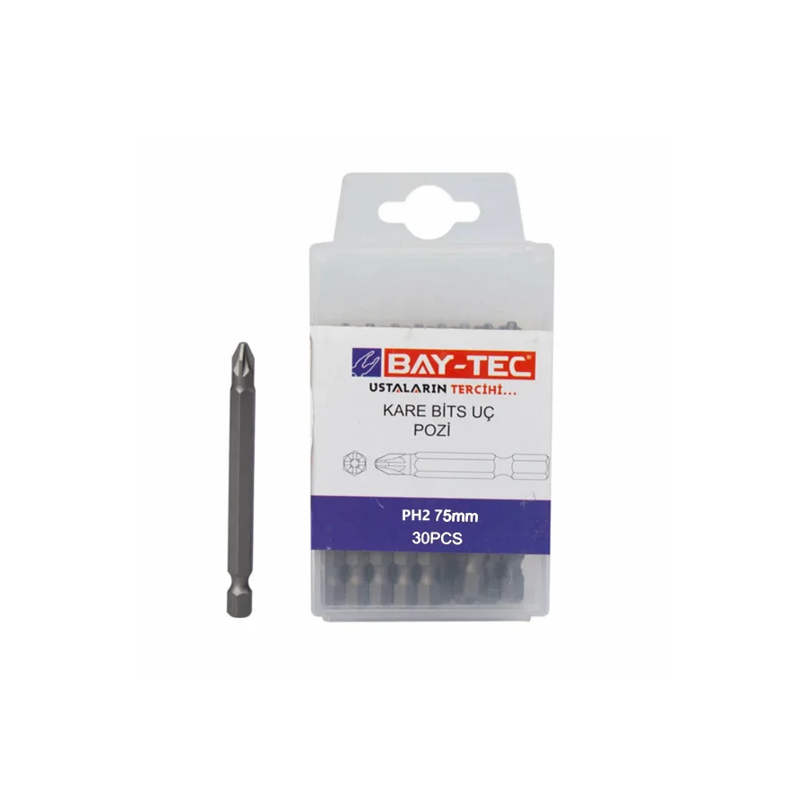 PH 2x75 Vidalama Bits Uç Paket 30 Adet