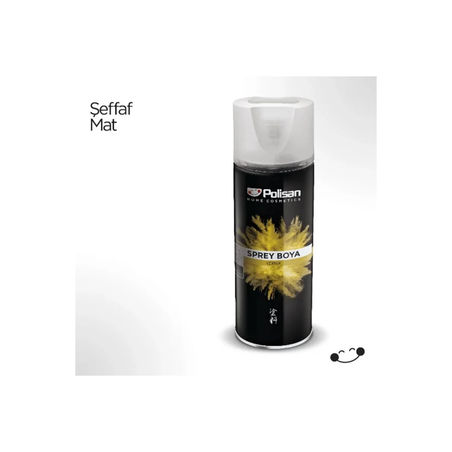 Polisan Mat Vernik Sprey Boya 400 ml