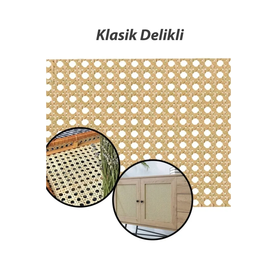 Pvc Örme Klasik Hasır Hazeran 90 Cm
