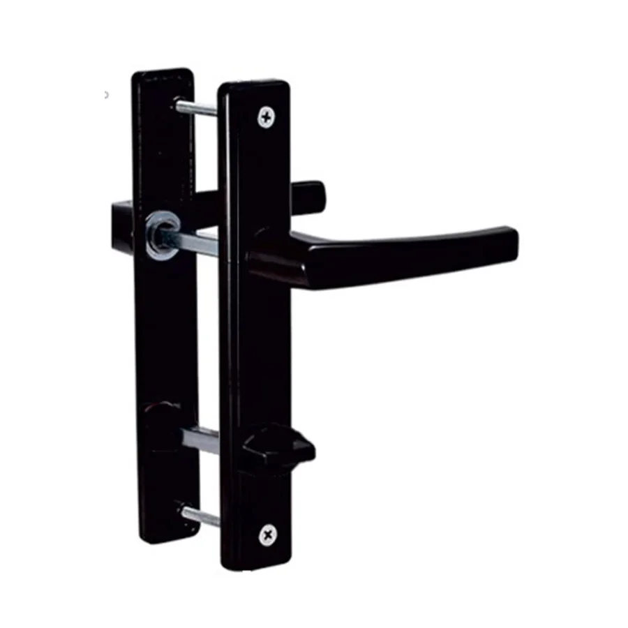 Pvc Pimapen Alüminyum Kapı Kolu WC Siyah