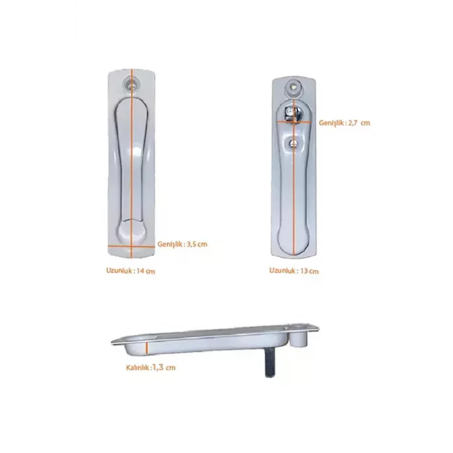 Pvc Pimapen Sürgü Gizli Kapı Pencere Kilitli Kol Havuz