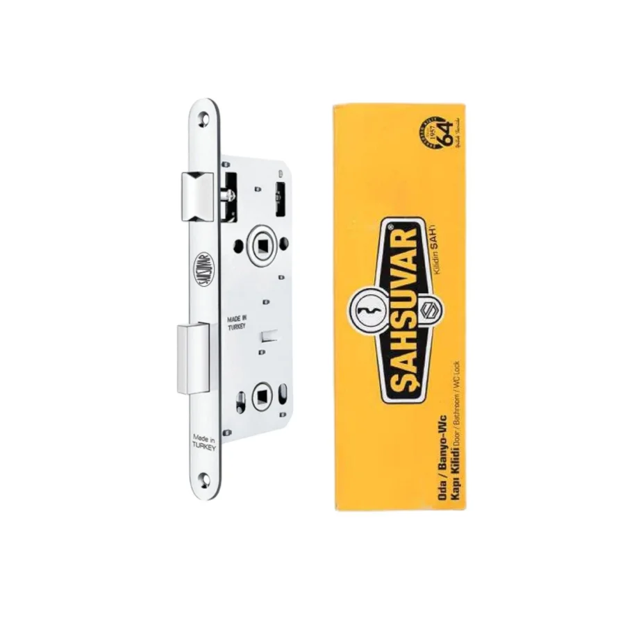 Şahsuvar K-105 WC Kapı Kilidi Oval Ayna 40 Mm