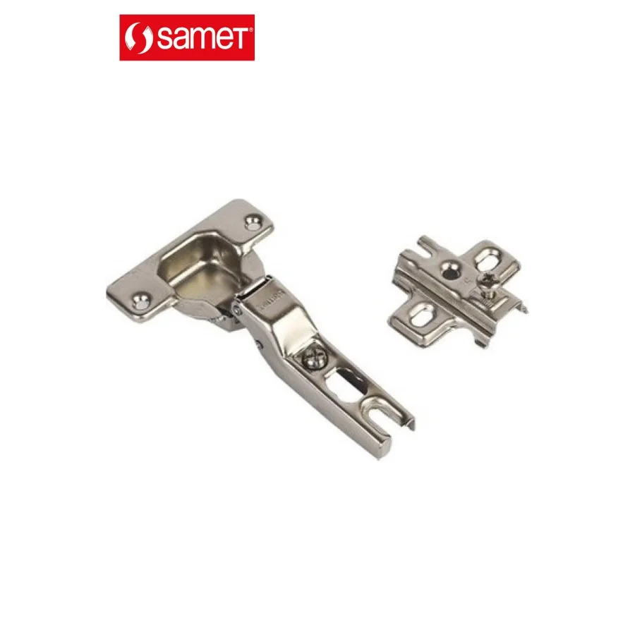 Samet Star Yarım Deve Menteşe Tas Dolap Kapak Menteşesi Taban Dahil