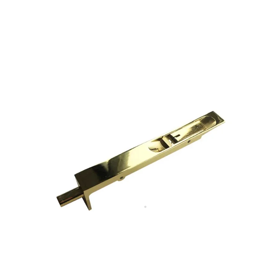 Sarı Lüks Mandallı Gömme Sürgü 16 Cm