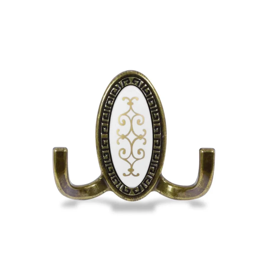 Seçil Groza Antik Askı Yaldız Desenli Elbise Askısı