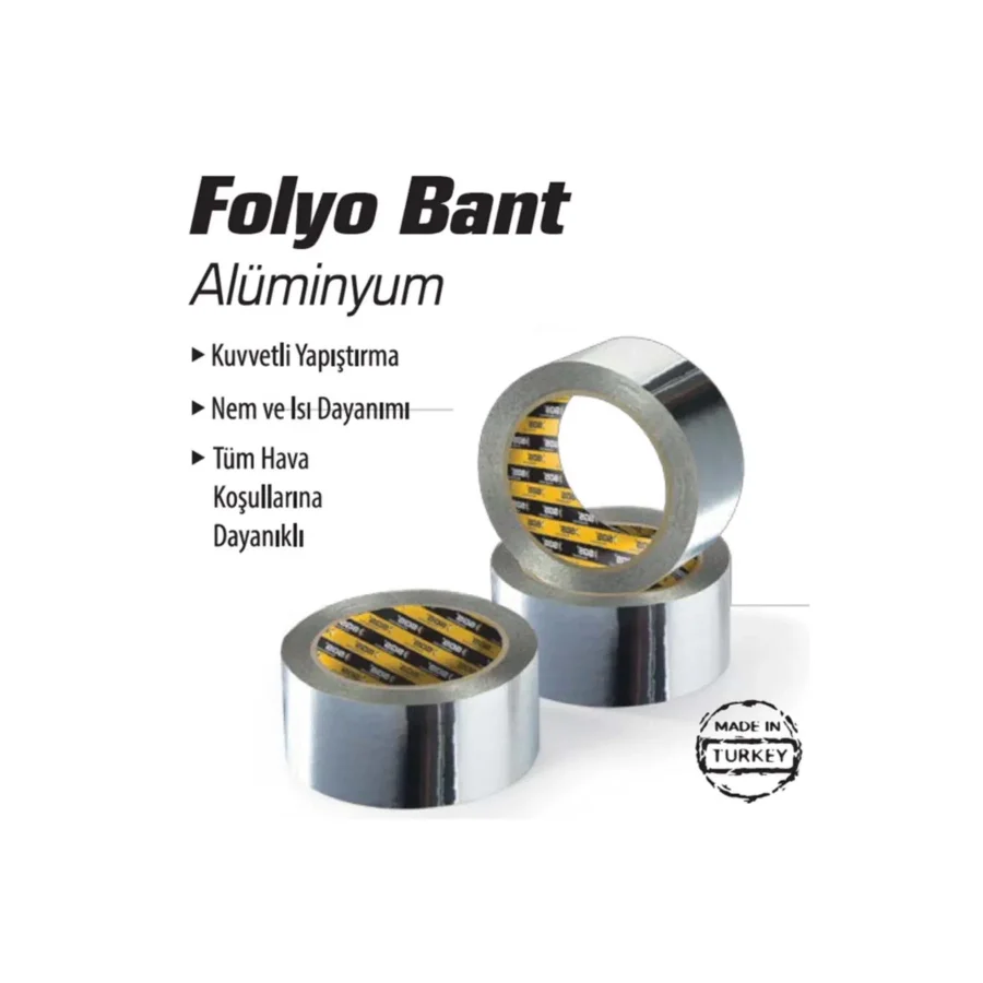 SGS 6lı Alüminyum Yanmaz Folyo Bant 44 Mm x 20 Metre SGS2534