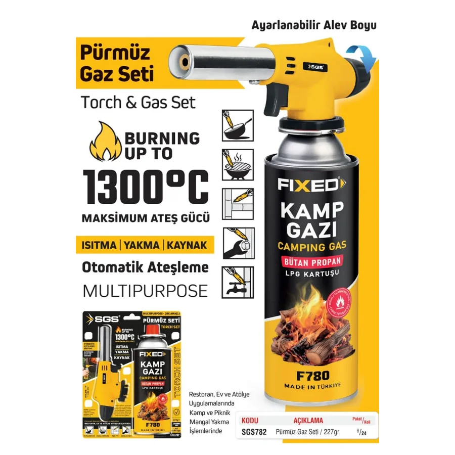 SGS Kamp Pürmüz Gaz Seti SGS782