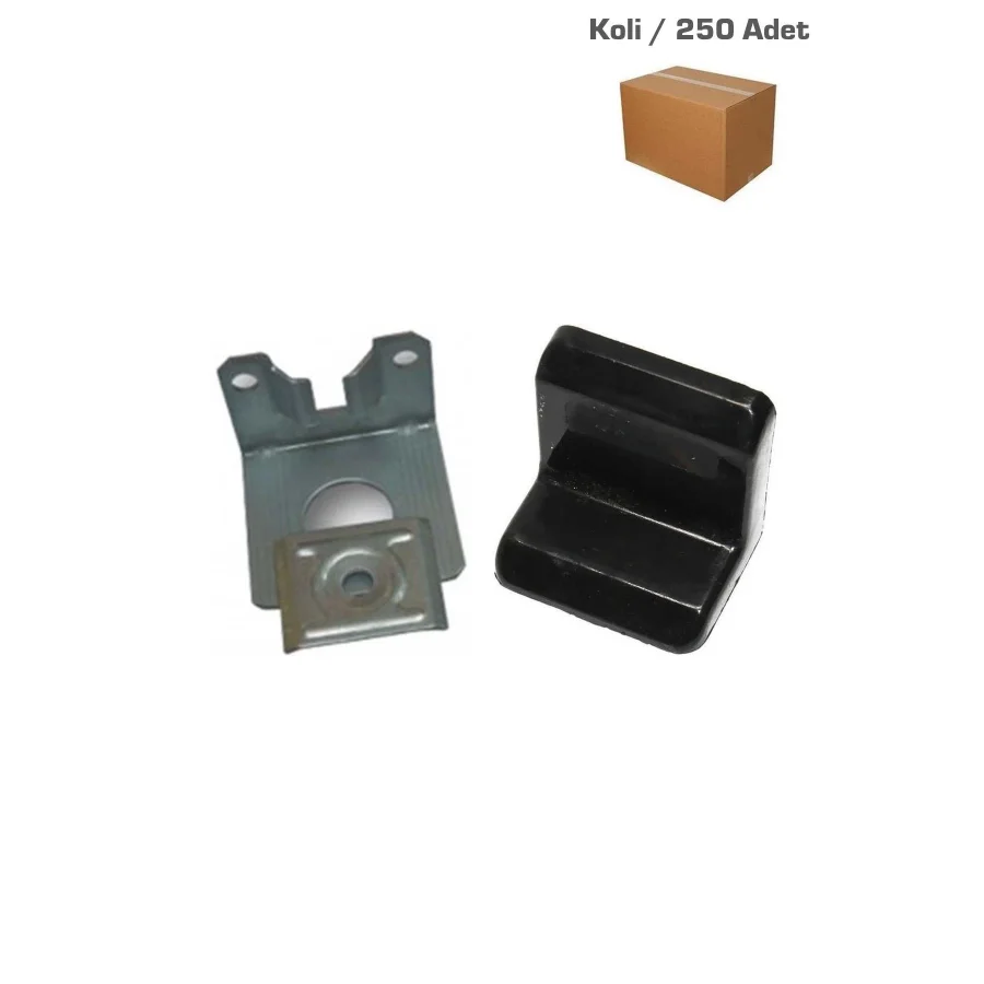 Siyah Askı Elemanı Koli 250 Adet