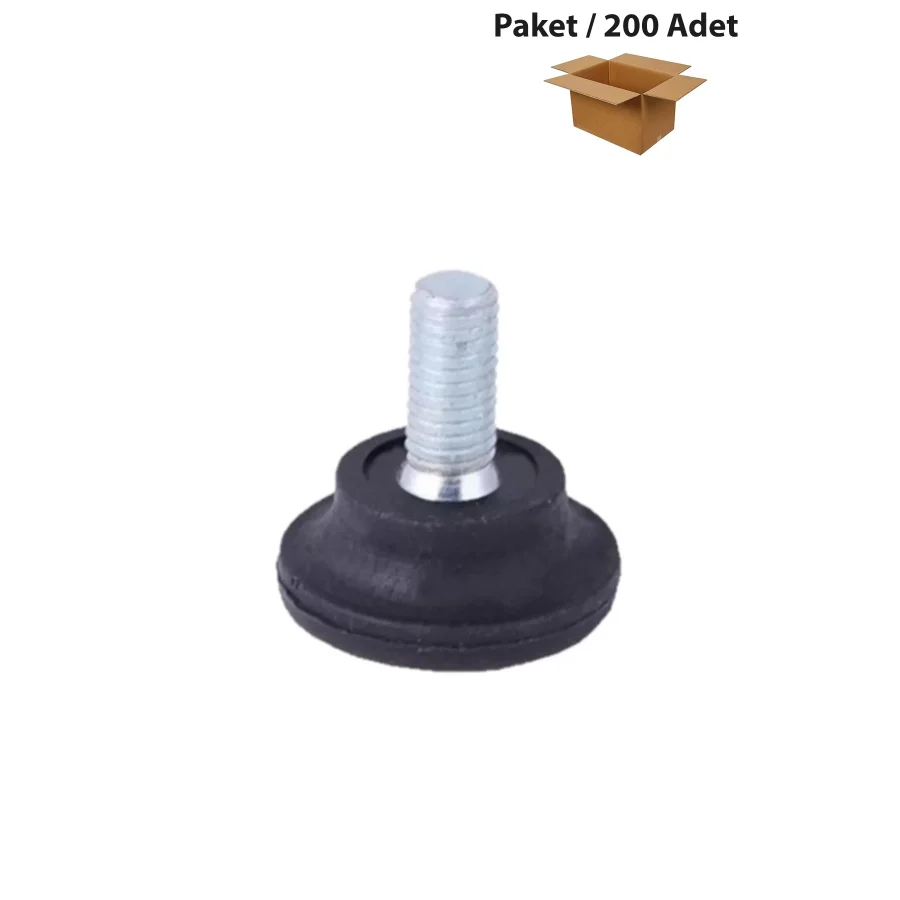 Siyah Bingo Ayak Mobilya Yükseltici Paket 200 Adet