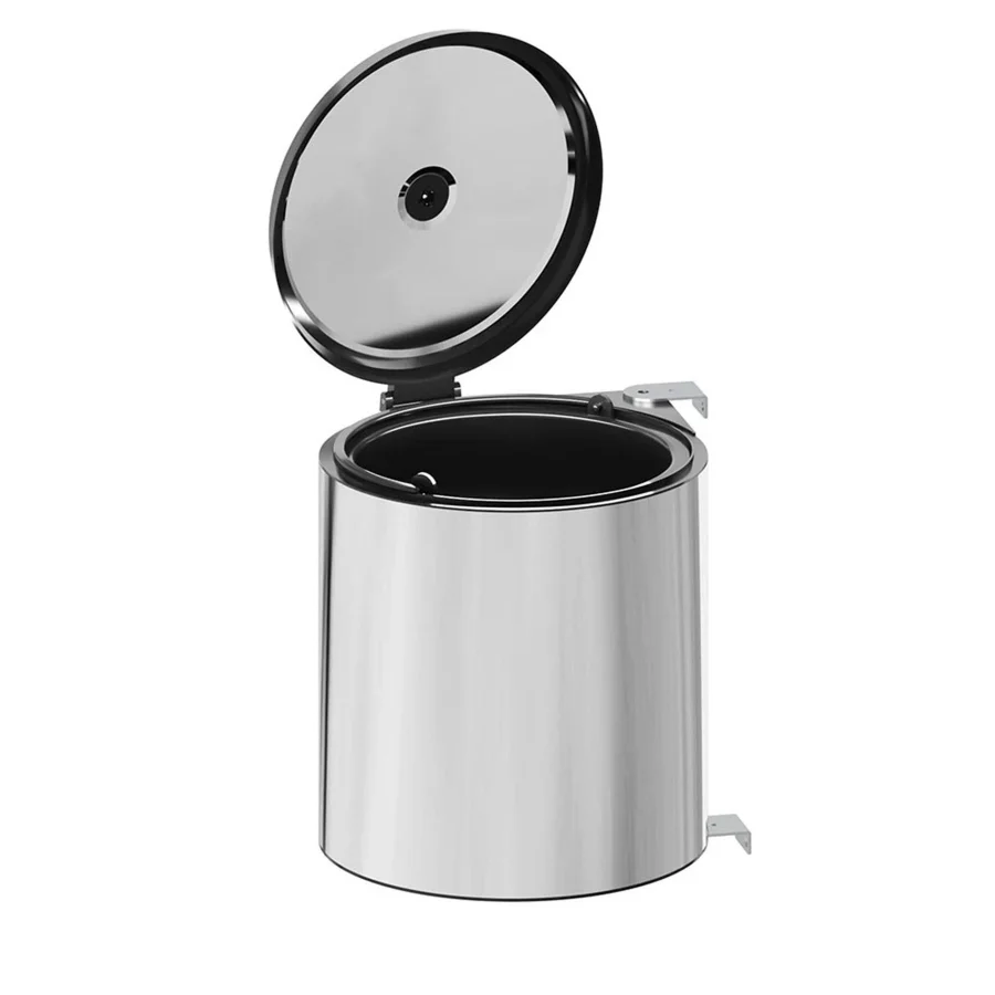 Starax  Paslanmaz Dolap İçi Çöp Kovası Krom 10 Lt S-2251-SS