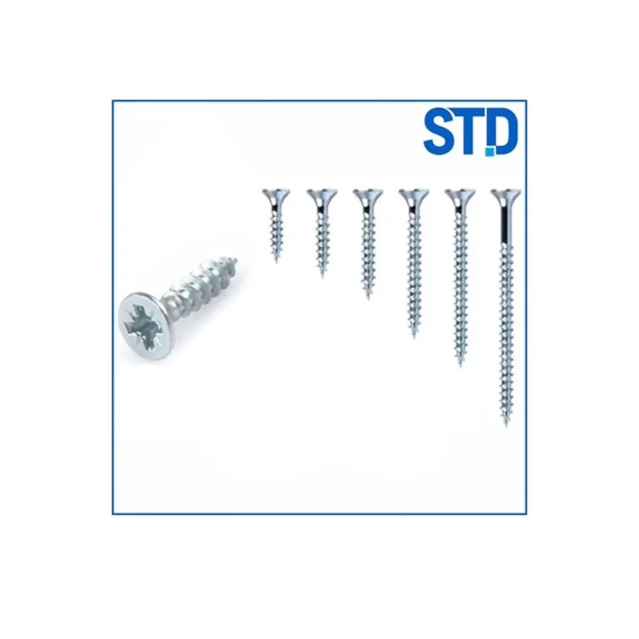 STD Ağaç ve Sunta Vidası 5x60 Koli 12 Paket