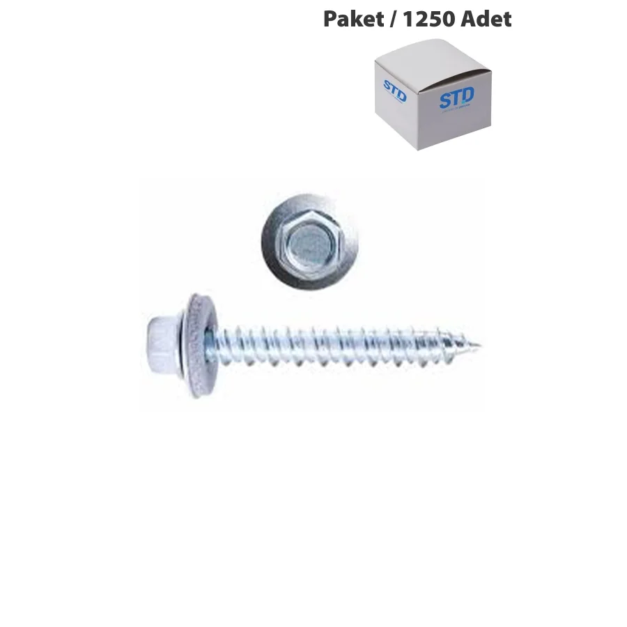 STD Betafos Beton Vidası 6.3x50 Paket 1200 Adet