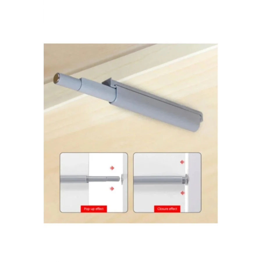 STD Mıknatıslı Bas Aç Kapak Itici Mekanizma Tipon Gri