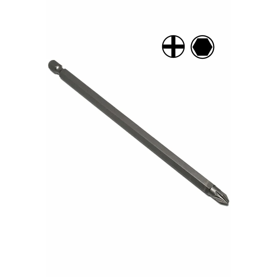 Sunta Vidası için Matkap Ucu Mıknatıslı Bits Uç Vidalama Aparatı Yıldız Uç PZ2x150mm