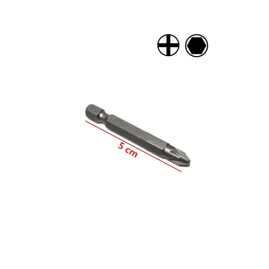 Sunta Vidası için Matkap Ucu Mıknatıslı Bits Uç Vidalama Aparatı Yıldız Uç PZ2x50mm