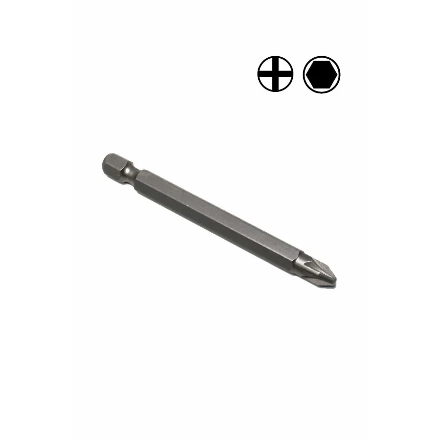 Sunta Vidası için Matkap Ucu Mıknatıslı Bits Uç Vidalama Aparatı Yıldız Uç PZ2x75mm