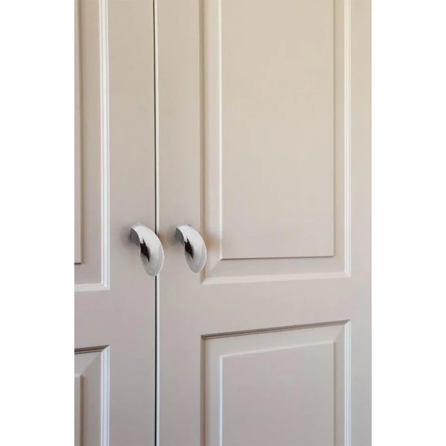 Tek Vidalı Damla Kulp Krom Mobilya Kulpu