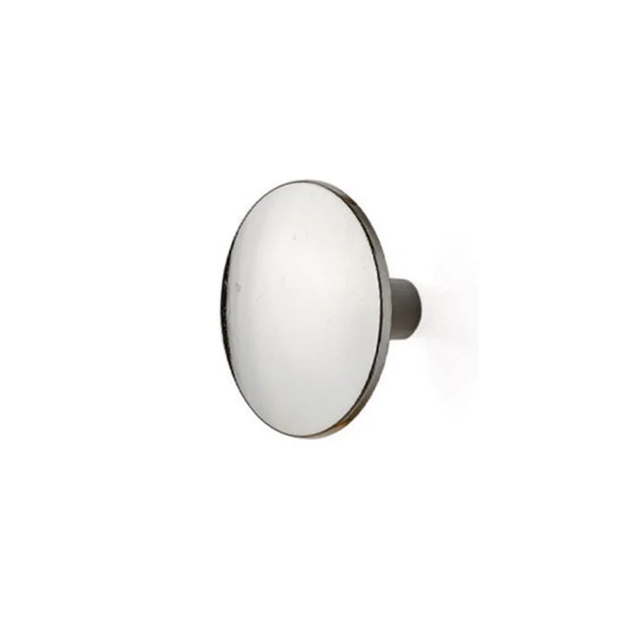 Tek Vidalı Krom Yuvarlak Düğme Kulp Mobilya Kulpu