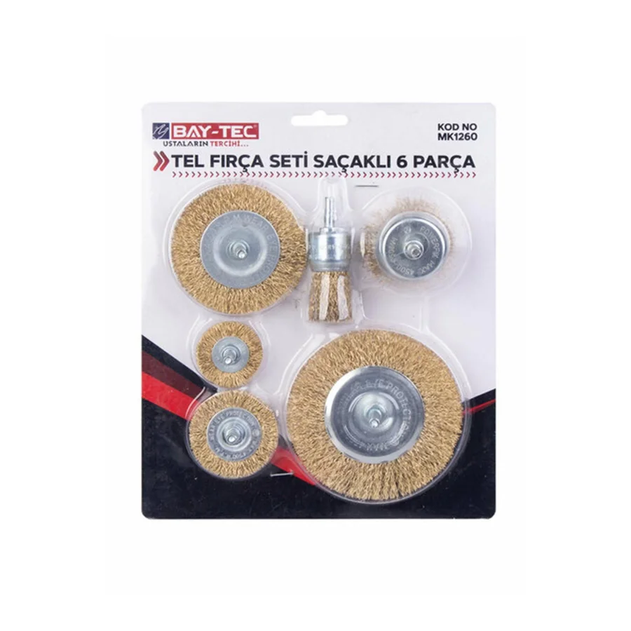 Tel Fırça Seti Saçaklı 6 Parça