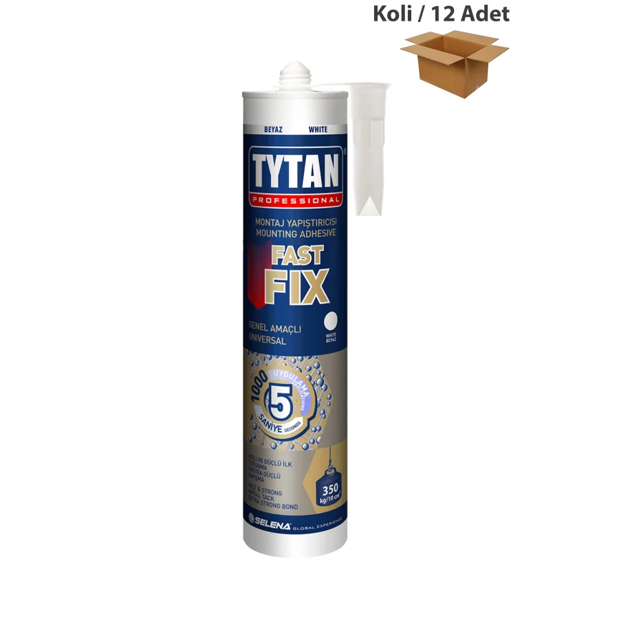 Tytan Fast Fix Hibrit Montaj Yapıştırıcısı 290 Ml Koli 12 Adet